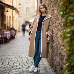 Vintage Virgin Wool Italian Coat